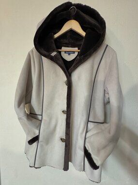 Perfect Faux Shearling Coat 2X Penningtons
